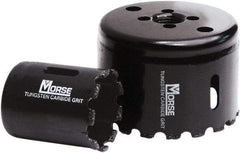 M.K. MORSE - 4-1/8" Diam, 1-15/16" Cutting Depth, Hole Saw - Carbide Grit Saw, Gulleted Edge - Americas Industrial Supply