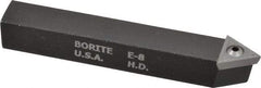 Borite - 3/8 Inch Inscribed Circle, 1/2 Inch Shank Square, E, Neutral, Carbide Indexable Threading Insert Tool Bit - TT 321 Insert Style Compatibility - Americas Industrial Supply