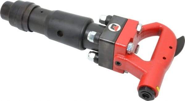 Universal Tool - 2,100 BPM, 3-3/4 Inch Long Stroke, Pneumatic Chipping Hammer - 30 CFM Air Consumption, 3/8 NPT Inlet - Americas Industrial Supply