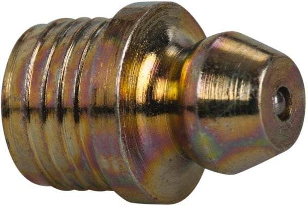 Value Collection - Straight Head Angle, 5/16 Thread Steel Drive-In Grease Fitting - Americas Industrial Supply