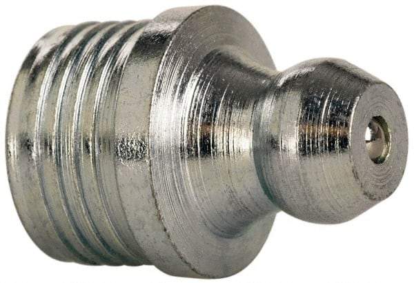 Value Collection - Straight Head Angle, 3/8 Thread Steel Drive-In Grease Fitting - Americas Industrial Supply