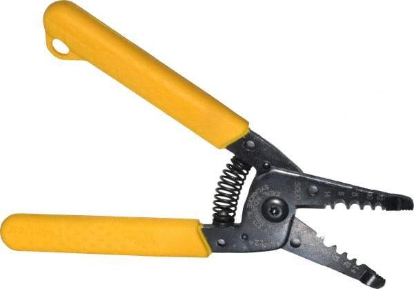 Ideal - 16 to 8 AWG Wire Stripper - 6 Inch Overall Length, 16 AWG Min, Plastic Cushion Handle - Americas Industrial Supply