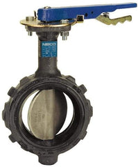 NIBCO - 8" Pipe, Wafer Butterfly Valve - Lever Handle, Ductile Iron Body, EPDM Seat, 250 WOG, Stainless Steel (CF8M) Disc, Stainless Steel Stem - Americas Industrial Supply