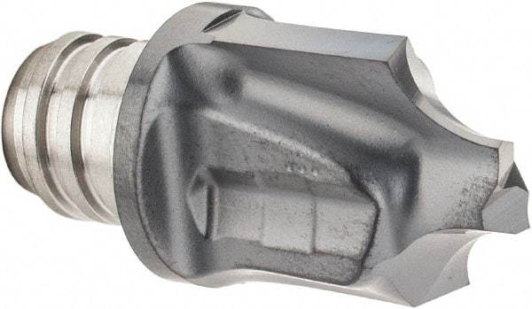 Iscar - MM HR Grade IC908 Carbide Concave Radius Milling Tip Insert - TiAlN Finish, 2 Flutes, 0.185" Cutting Diam, 0.472" Depth of Cut, 0.614" Extension, 0.157" Cnr Rad - Americas Industrial Supply