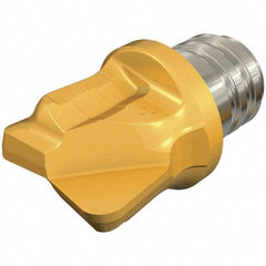 Iscar - MM HT Grade IC908 Carbide End Milling Tip Insert - TiAlN Finish, 2 Flutes, 12mm Cutting Diam, 5.4mm Depth of Cut, 9.1mm Extension, 0.1181" Cnr Rad - Americas Industrial Supply