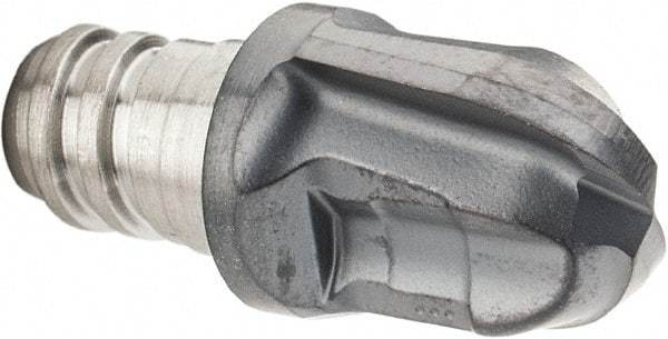 Iscar - MM HCR Grade IC908 Carbide Ball Nose Milling Tip Insert - TiAlN Finish, 2 Flutes, 5/16" Cutting Diam, 0.31" Depth of Cut, 0.39" Extension - Americas Industrial Supply
