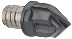 Iscar - MM HCD Grade IC908 Carbide Chamfer Milling Tip Insert - TiAlN Finish, 2 Flutes, 0.65" Cutting Diam, 0.591" Depth of Cut, 0.74" Extension - Americas Industrial Supply