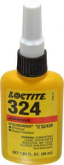 Loctite - 50 mL Bottle Structural Adhesive - 5 min Working Time, 3,000 to 3,600 psi Shear Strength, Series 324 - Americas Industrial Supply