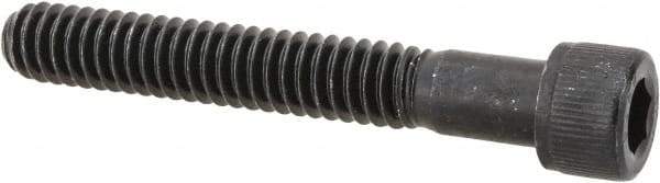 Value Collection - 1/4-20 UNC Hex Socket Drive, Socket Cap Screw - Alloy Steel, Black Oxide Finish, Partially Threaded, 1-3/4" Length Under Head - Americas Industrial Supply