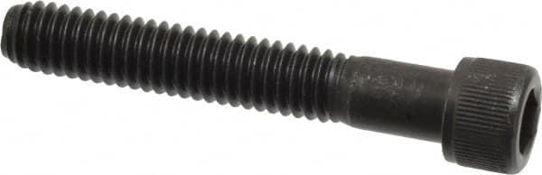 Value Collection - 5/16-18 UNC Hex Socket Drive, Socket Cap Screw - Alloy Steel, Black Oxide Finish, Partially Threaded, 2" Length Under Head - Americas Industrial Supply