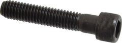 Value Collection - 3/8-16 UNC Hex Socket Drive, Socket Cap Screw - Alloy Steel, Black Oxide Finish, Partially Threaded, 2" Length Under Head - Americas Industrial Supply