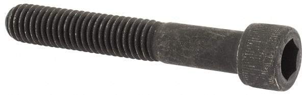 Value Collection - 3/8-16 UNC Hex Socket Drive, Socket Cap Screw - Alloy Steel, Black Oxide Finish, Partially Threaded, 2-1/2" Length Under Head - Americas Industrial Supply