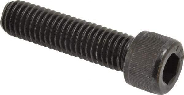 Value Collection - 1/2-13 UNC Hex Socket Drive, Socket Cap Screw - Alloy Steel, Black Oxide Finish, Fully Threaded, 2" Length Under Head - Americas Industrial Supply