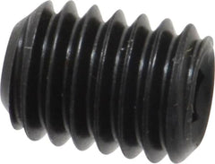 Value Collection - 3/8-16 UNC, 1/2" OAL, Cup Point Set Screw - Grade 8 Alloy Steel, 3/16" Key - Americas Industrial Supply