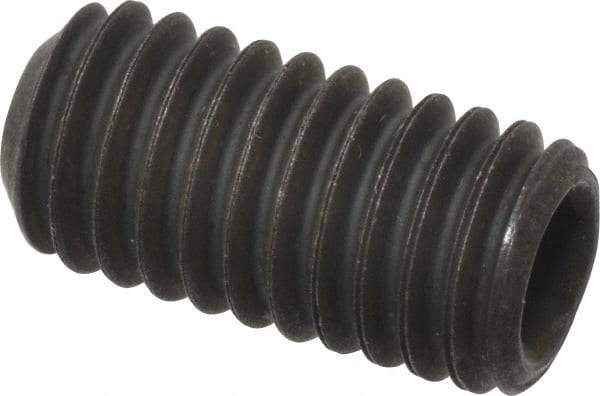 Value Collection - 3/8-16 UNC, 3/4" OAL, Cup Point Set Screw - Grade 8 Alloy Steel, 3/16" Key - Americas Industrial Supply