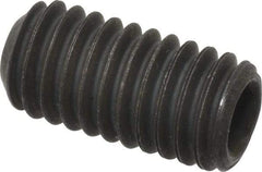 Value Collection - 3/8-16 UNC, 3/4" OAL, Cup Point Set Screw - Grade 8 Alloy Steel, 3/16" Key - Americas Industrial Supply