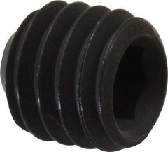 Value Collection - #10-32 UNF, 3/16" OAL, Cup Point Set Screw - Grade 8 Steel, 3/32" Key - Americas Industrial Supply