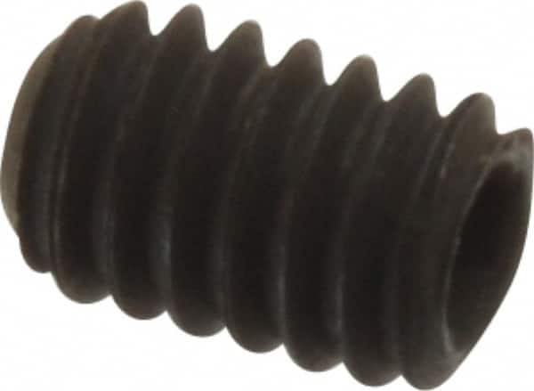 Value Collection - #8-32 UNC, 1/4" OAL, Cup Point Set Screw - Grade 8 Steel, 5/64" Key - Americas Industrial Supply