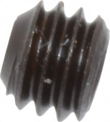 Value Collection - 5/16-18 UNC, 1/4" OAL, Cup Point Set Screw - Grade 8 Alloy Steel, 5/32" Key - Americas Industrial Supply