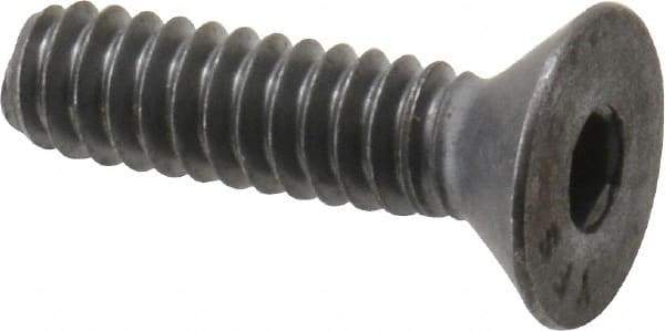 Value Collection - #10-24 UNC Hex Socket Drive, Flat Screw - Alloy Steel, Black Oxide Finish, 3/4" OAL - Americas Industrial Supply