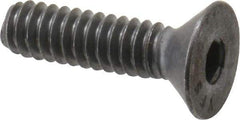 Value Collection - #10-24 UNC Hex Socket Drive, Flat Screw - Alloy Steel, Black Oxide Finish, 3/4" OAL - Americas Industrial Supply