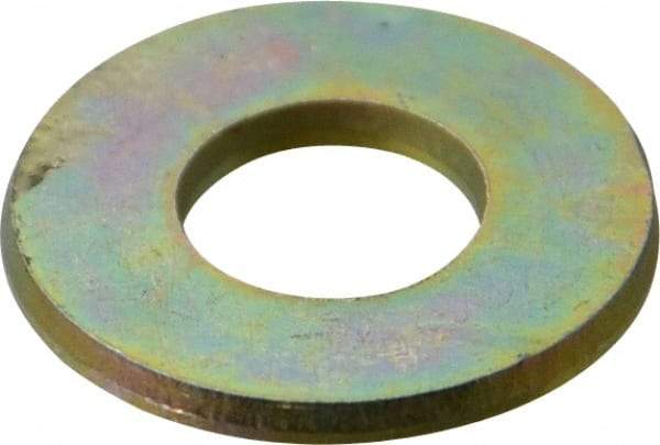 Made in USA - 1/4" Screw, Grade 8 Alloy Steel SAE Flat Washer - 9/32" ID x 5/8" OD, 1/16" Thick - Americas Industrial Supply