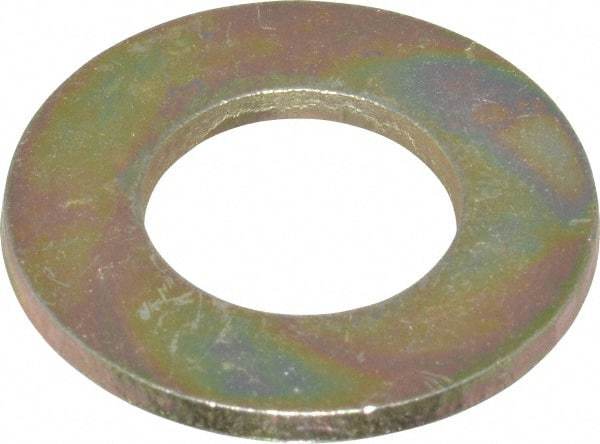 Made in USA - 5/8" Screw, Grade 8 Alloy Steel SAE Flat Washer - 21/32" ID x 1-5/16" OD, 3/32" Thick - Americas Industrial Supply