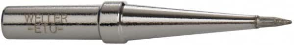 Weller - 1/32 Inch Point Long Conical Soldering Iron Tip - Series ET, For Use with Soldering Station - Exact Industrial Supply