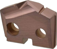 Allied Machine and Engineering - 45/64" Diam x 5/32" Thick, Seat Code 1, 132° Included Angle Spade Drill Insert - AM200 Coated, Cobalt, Grade Super Cobalt, Series GEN2 T-A - Americas Industrial Supply