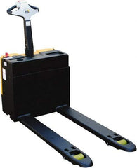 Vestil - 3,000 Lb Capacity, 7-51/64" Lift Electric Pallet Truck - 3.1" Min Lift Height, 47" Fork Length x 25" Fork Width, 28-1/2" Overall Width - Americas Industrial Supply