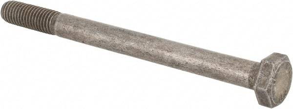 Value Collection - M10x1.50mm Metric Coarse, 120mm Length Under Head Hex Head Cap Screw - Partially Threaded, Grade 8.8 Steel, Uncoated, 17mm Hex - Americas Industrial Supply