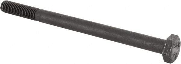 Value Collection - M10x1.50mm Metric Coarse, 140mm Length Under Head Hex Head Cap Screw - Partially Threaded, Grade 8.8 Steel, Uncoated, 17mm Hex - Americas Industrial Supply