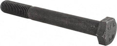 Value Collection - M12x1.75mm Metric Coarse, 100mm Length Under Head Hex Head Cap Screw - Partially Threaded, Grade 8.8 Steel, Uncoated, 19mm Hex - Americas Industrial Supply