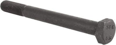 Value Collection - M12x1.75mm Metric Coarse, 120mm Length Under Head Hex Head Cap Screw - Partially Threaded, Grade 8.8 Steel, Uncoated, 19mm Hex - Americas Industrial Supply