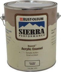 Rust-Oleum - 1 Gal Black Gloss Finish Acrylic Enamel Paint - Interior/Exterior, <0 gL VOC Compliance - Americas Industrial Supply