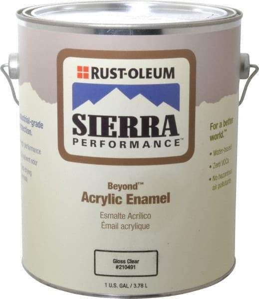 Rust-Oleum - 1 Gal Clear Gloss Finish Metal Coating - <0 gL VOC Compliance - Americas Industrial Supply