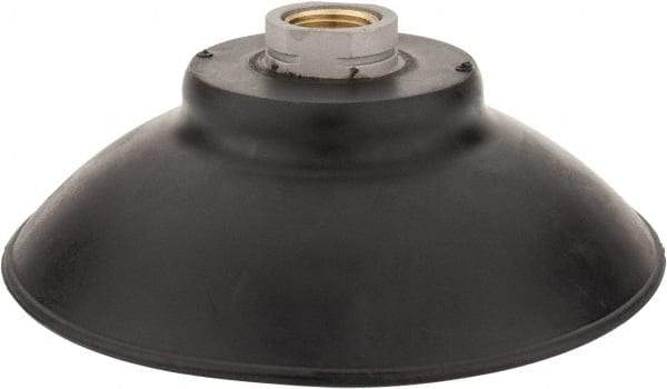 De-Sta-Co - 3/8 NPT Female Port, Flat, Vertical Vacuum Pad - Nitrile - Americas Industrial Supply