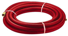 Parker - 25' Long, 3/4" Male x Female GHT, -40 to 200°F, Rubber High Temp & High Pressure Hose - 5/8" ID, Red, 125 psi - Americas Industrial Supply