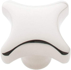 KIPP - 1.57" Head Diam, 4 Point Lobed Knob - 5/16-18 Hole, Stainless Steel - Americas Industrial Supply