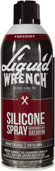 Liquid Wrench - 15 oz Aerosol Silicone Lubricant - Clear Yellow - Americas Industrial Supply