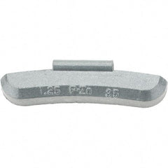 Perfect Equipment - 1.25 oz P Wheel Weight - Zinc, For Use with Automotive & Light Trucks - Americas Industrial Supply