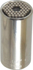 Gator Grip - 3/8" Drive, 1/4" Socket, Self Adusting Socket - 6 Points, 2" OAL - Americas Industrial Supply