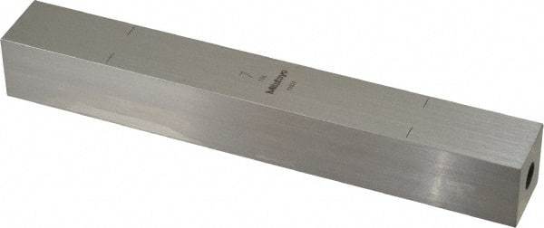 Mitutoyo - 7" Square Steel Gage Block - Accuracy Grade 0, Includes Certificate of Inspection - Americas Industrial Supply