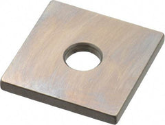 Mitutoyo - 0.105" Square Steel Gage Block - Accuracy Grade 0, Includes Certificate of Inspection - Americas Industrial Supply