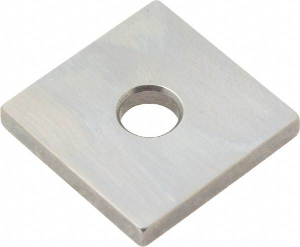 Mitutoyo - 0.134" Square Steel Gage Block - Accuracy Grade 0, Includes Certificate of Inspection - Americas Industrial Supply