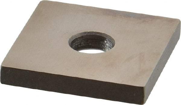 Mitutoyo - 0.136" Square Steel Gage Block - Accuracy Grade 0, Includes Certificate of Inspection - Americas Industrial Supply