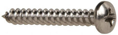 Value Collection - #6 Pan Head Phillips Sheet Metal Screw - Stainless Steel, 1" Length Under Head, Grade 316 - Americas Industrial Supply