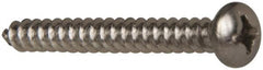 Value Collection - #6 Pan Head Phillips Sheet Metal Screw - Stainless Steel, 1-1/4" Length Under Head, Grade 316 - Americas Industrial Supply