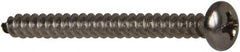 Value Collection - #6 Pan Head Phillips Sheet Metal Screw - Stainless Steel, 1-1/2" Length Under Head, Grade 316 - Americas Industrial Supply