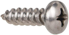 Value Collection - #8 Pan Head Phillips Sheet Metal Screw - Stainless Steel, 5/8" Length Under Head, Grade 316 - Americas Industrial Supply